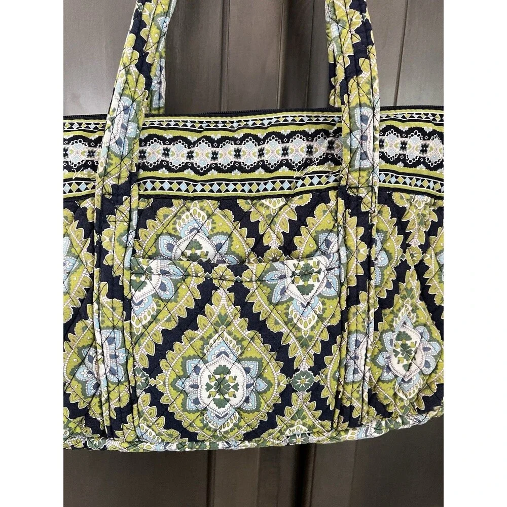 Vera Bradley Cambridge Small Tote Double Handles Zip Retired